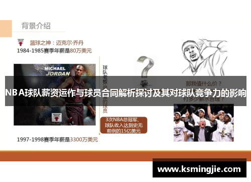 NBA球队薪资运作与球员合同解析探讨及其对球队竞争力的影响